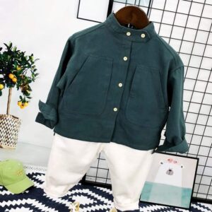 Mandarin collar set